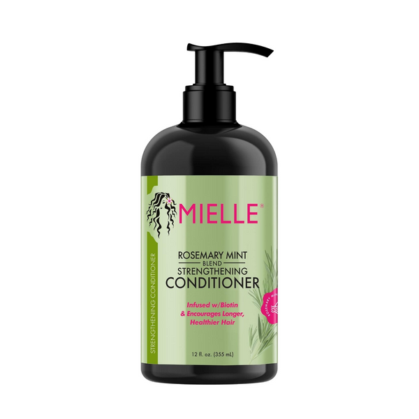 Mielle Organics Rosemary Mint Strengthening Conditioner with Biotin, 12 Ounce