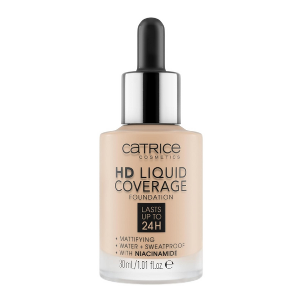 Catrice Hd Liquid Coverage Foundation 010, Nude, 30 Ml