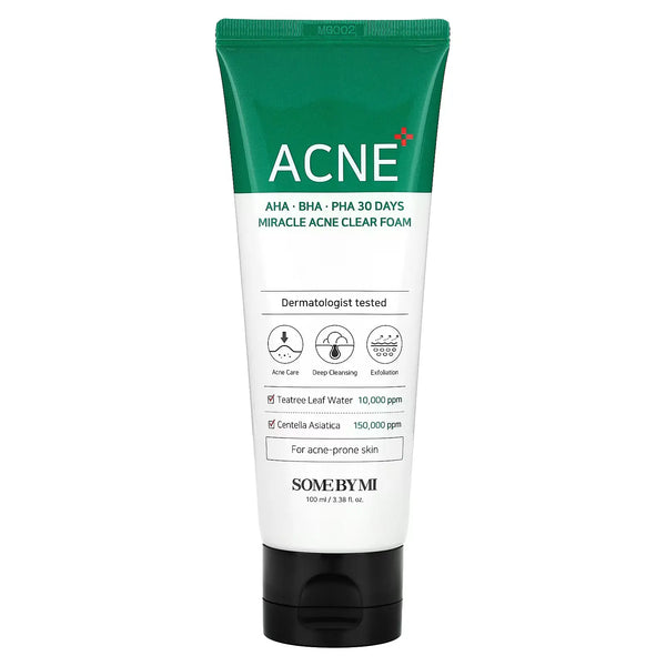 Some By Mi AHA BHA Miracle Acne Clear Foam 100 Ml