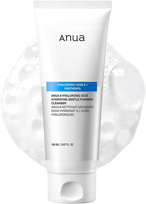 ANUA 8 HYALURONIC ACID HYDRATING GENTLE FOAMING CLEANSER 150ml