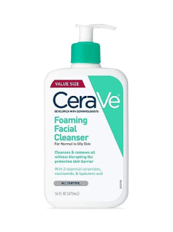 CeraVe Foaming Facial cleanser