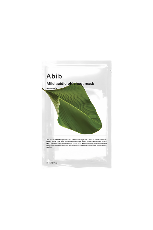 Abib [1ea] Mild Acidic pH Sheet Mask - Heartleaf Fit