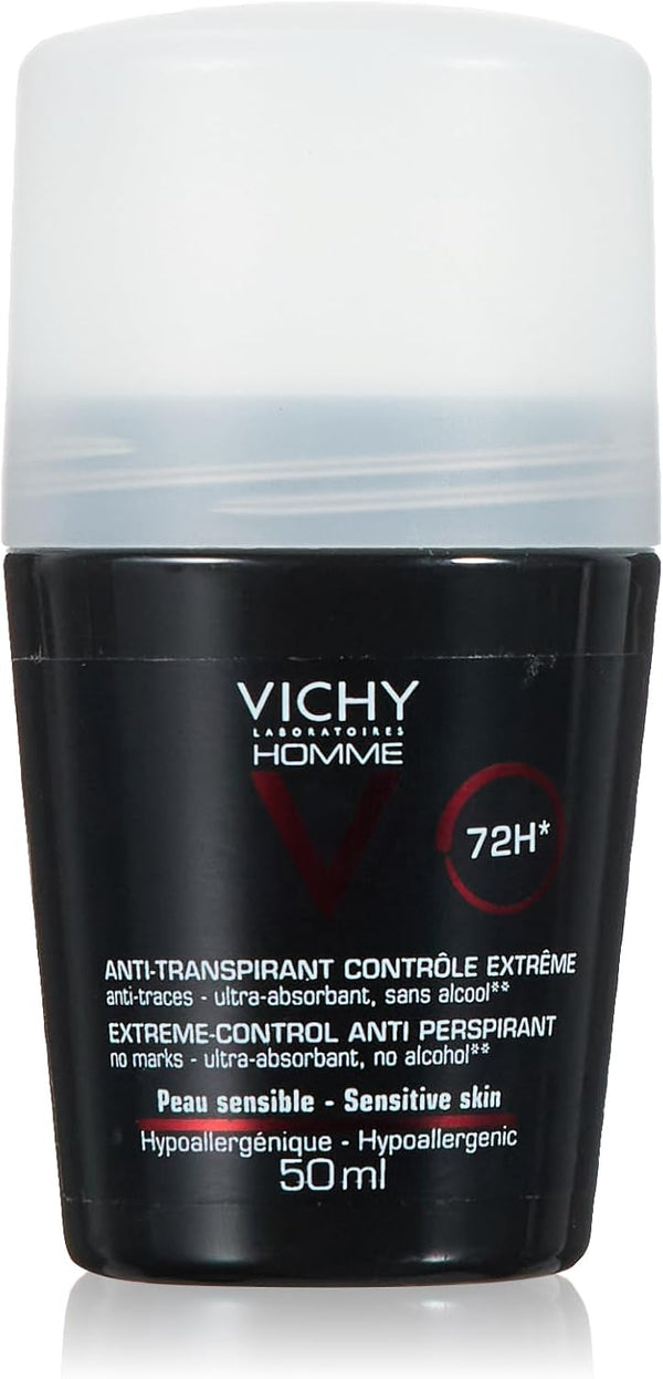 Vichy Homme Anti Perspirant Soothing Effect Deodorant, 50 ml