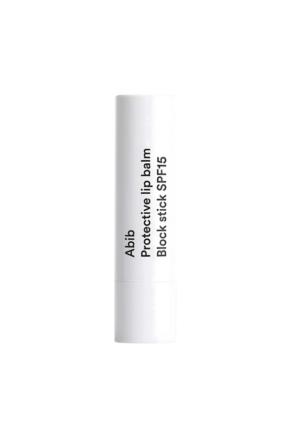 Abib Protective Lip Balm Block Stick SPF15 0.12 fl oz I Moisturizing Lip Moisturizer for Dry and Cracked Lips