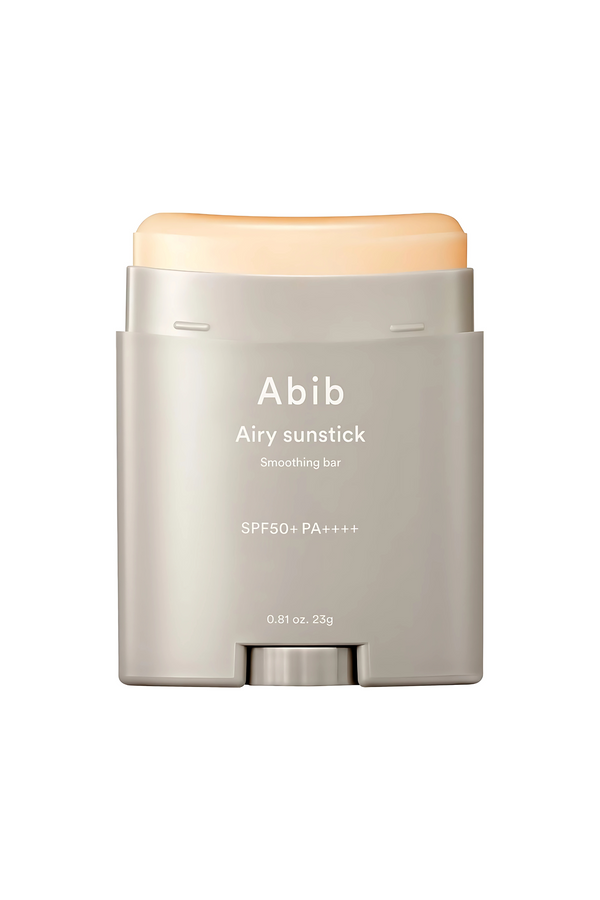 Abib Airy Sunstick Smoothing Bar SPF50 | Non-Sticky Matte Finish Sun Protection for Face and Body, Long-lasting Korean Sun Stick