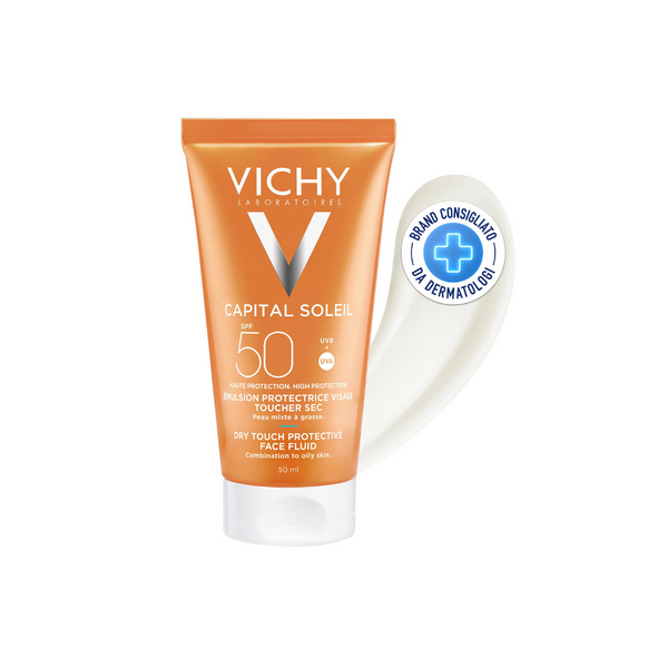 Vichy Ideal Soleil Mattifying Face Fluid Dry Touch Spf 50, 50 Ml