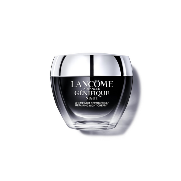 Lancôme Advanced Génifique Night Cream - Repairs Skin Barrier Overnight - With Bifidus Prebiotic, Hyaluronic Acid & Triple Ceramide Complex - 1.7 Fl Oz