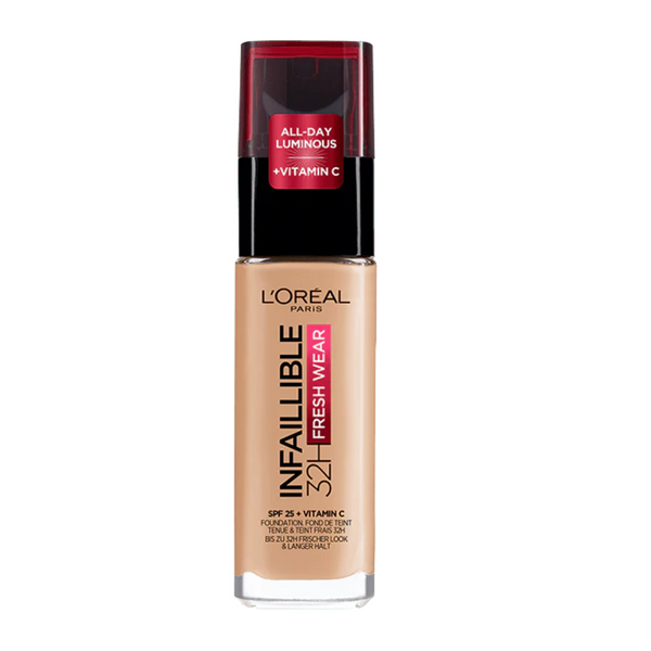 L’Oréal Paris Infallible 32H Matte Cover Foundation with Oil Control & SPF 25-30 ml