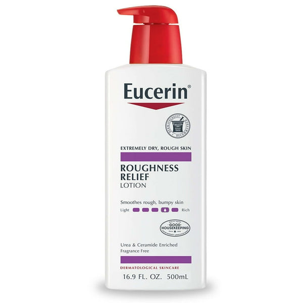 Eucerin Roughness Relief Lotion - Full Body for Extremely Dry, Rough Skin 16.9 fl. oz. Pump Bottle