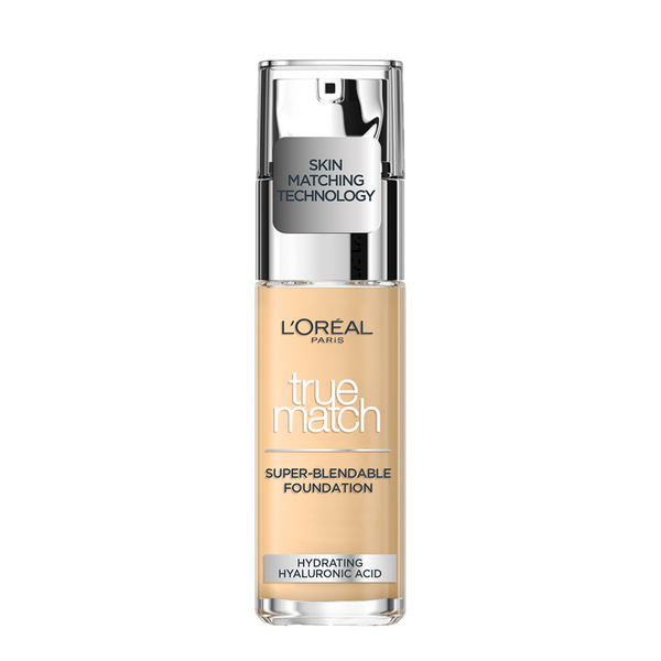 L’Oréal Paris True Match Super-Blendable Foundation, Medium Coverage Liquid Foundation Makeup with PF 17