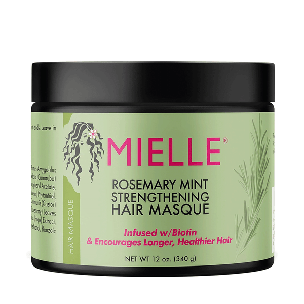 Mielle, Strengthening Hair Masque, Rosemary Mint, 12 oz (340 g)